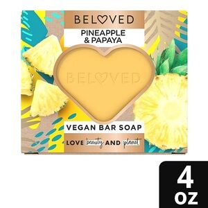 Beloved vegan bar soap papaya pineapple 🧼